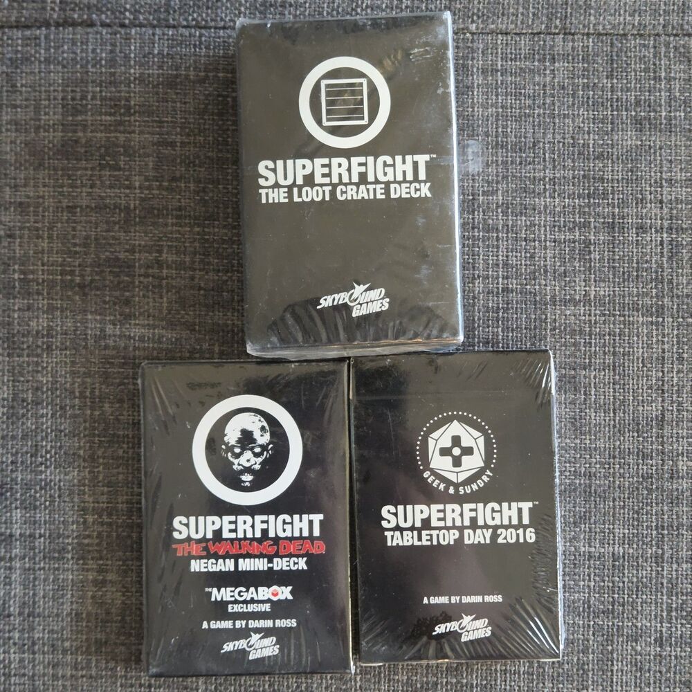 Skybound, Superfight The Walking Dead Negan Mini-Deck+ Day 2016+ Loot crate deck